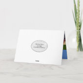 Schwarzes Odometer für den 43. Geburtstag Karte (Rückseite)