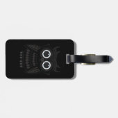 Schwarzes Ohr Gepäckanhänger (Rückseite horizontal)