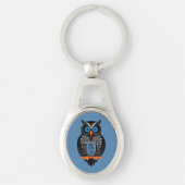 Schwarzes Ohr Schlüsselanhänger (Vorderseite)