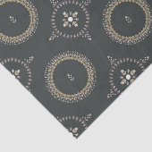 Schwarzes Olive Elegante Seidenpapier (Ausschnitt)