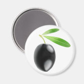 Schwarzes Olivenöl Magnet (Vorderseite/Rückseite)