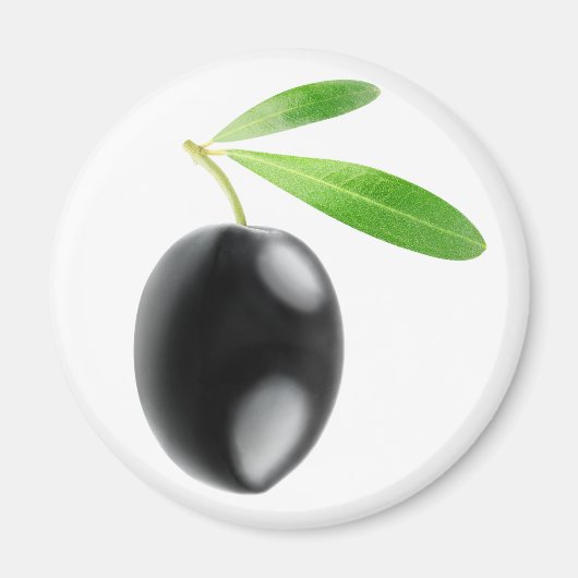 Schwarzes Olivenöl Magnet (Vorne)