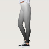 Schwarzes Ombre Gradient verblasst Leggings (Links)