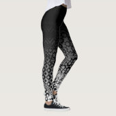 Schwarzes Ombre mit einzigartigen schwarzen u. Leggings (Rechts)