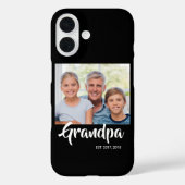 Schwarzes Opa- Established Schrift Foto Case-Mate iPhone Hülle (Rückseite)