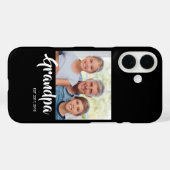 Schwarzes Opa- Established Schrift Foto Case-Mate iPhone Hülle (Rückseite (Horizontal))