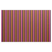 Schwarzes Orange Rosa Vertikale Streifen Design Stoff (Yard (91,4 cm))