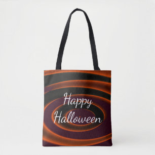 Schwarzes Orange und Schokoladenbraunes Kreis Must Tasche