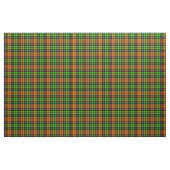 Schwarzes oranges grünes Karo-Tartan-Design Stoff (Yard (91,4 cm))