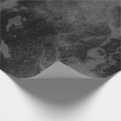 Schwarzes Packpapier mit einem strukturierten (Ecke)