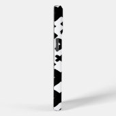 Schwarzes Paint Splash Muster Case-Mate iPhone Hülle (Rückseite / Rechts)