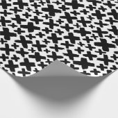 Schwarzes Paint Splash Muster Geschenkpapier (Ecke)