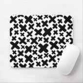 Schwarzes Paint Splash Muster Mousepad (Mit Mouse)