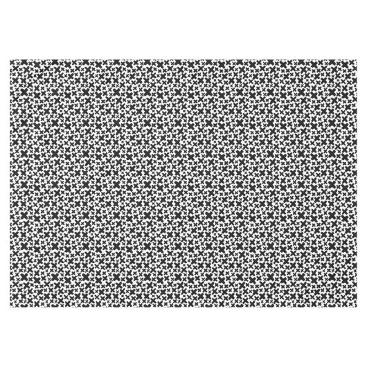 Schwarzes Paint Splash Muster Tischdecke (Vorderseite (Horizontal))