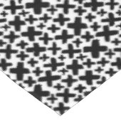 Schwarzes Paint Splash Muster Tischdecke (Schrägansicht)