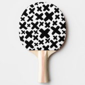 Schwarzes Paint Splash Muster Tischtennis Schläger (Vorderseite)