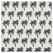 Schwarzes Palme-Gewebe Stoff (Muster)