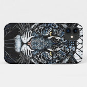 Schwarzes Panther-Farbglas Case-Mate iPhone Hülle (Rückseite (Horizontal))