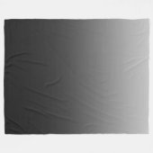 Schwarzes Papier Fleecedecke (Vorderseite (Horizontal))