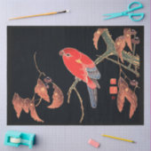 Schwarzes Papier für japanische Vögel (Basteln)