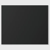 Schwarzes Papier Geschenkpapier (Flach)