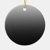 Schwarzes Papier Keramikornament (Vorne)