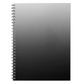 Schwarzes Papier Notizblock (Vorderseite)