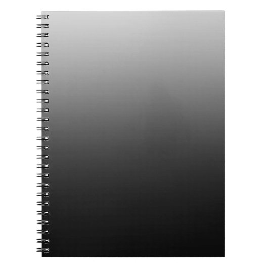 Schwarzes Papier Notizblock (Vorderseite)