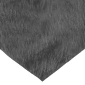 Schwarzes Pelzmuster Kurzer Tischläufer (Ecke)