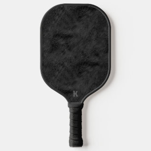 Schwarzes Pelzmuster Pickleball Schläger