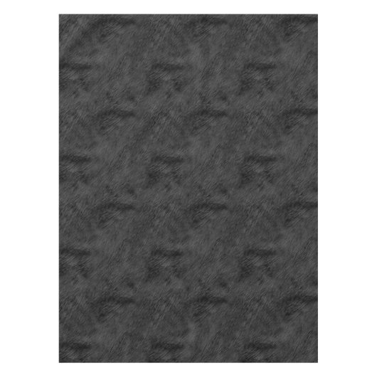 Schwarzes Pelzmuster Tischdecke (Vorderseite)