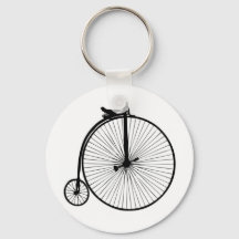 Schwarzes Penny-Farthing-Vintage-Fahrrad