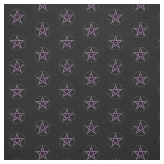 Schwarzes Pentagramm-Altar-Stoff-Material Stoff (Muster)