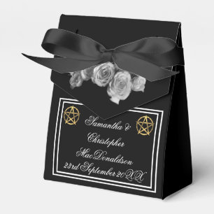 Schwarzes Pentagramm Geschenkschachtel
