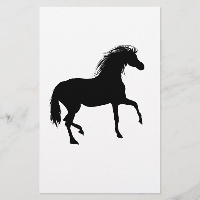 Schwarzes Pferd (Vorderseite)