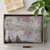 Schwarzes Pferd Blumendekoupage Seidenpapier (Geschenk)