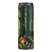 Schwarzes Pferd Enchanted Forest Pilze Thermosbecher (Rückseite)