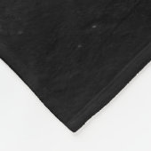 SCHWARZES PFERD FLEECEDECKE (Ecke)
