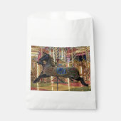 Schwarzes Pferd Geschenktütchen (Vorderseite)