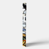 Schwarzes Pferd gestanztes Glas Case-Mate iPhone Hülle (Rückseite / Rechts)