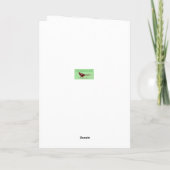 Schwarzes Pferd Grafik Kunstkarte Karte (Rückseite)