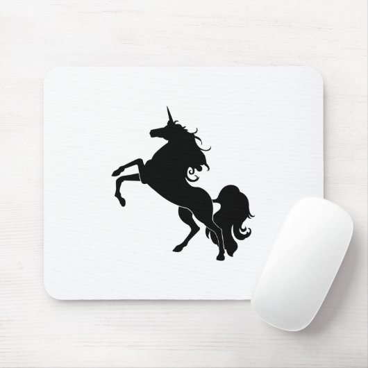 Schwarzes Pferd Mousepad (Mit Mouse)