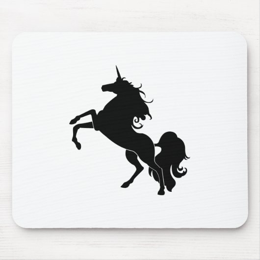 Schwarzes Pferd Mousepad (Vorne)