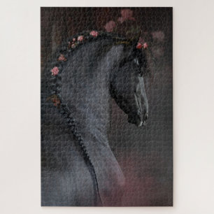 Schwarzes Pferd - Puzzle