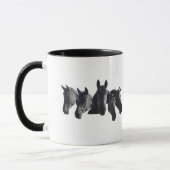 "Schwarzes Pferd" Tasse (Links)