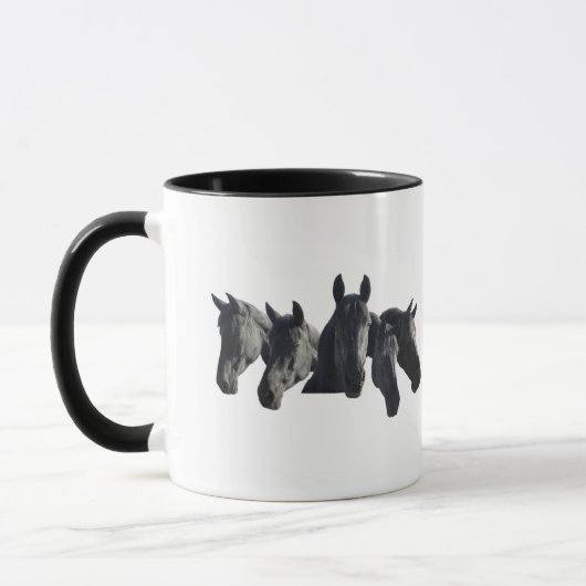 "Schwarzes Pferd" Tasse (Links)
