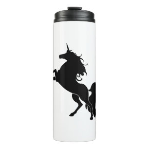 Schwarzes Pferd Thermosbecher