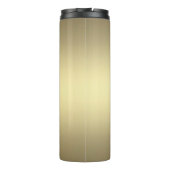 Schwarzes Pferdekopf-Gold Thermosbecher (Rückseite)