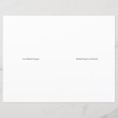 Schwarzes Piano zum Programm "Rote Flecken" (Rückseite)