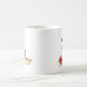 Schwarzes Piet mit gingernuts Geschenken und Kaffeetasse (Mittel)